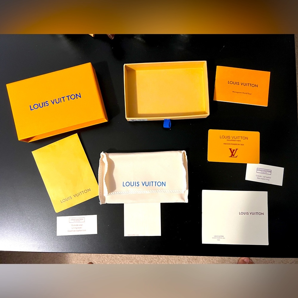 Louis Vuitton Dust Bag Wallet Inserts Pull Tab Card Care